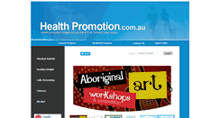 Desktop Screenshot of healthpromotion.com.au
